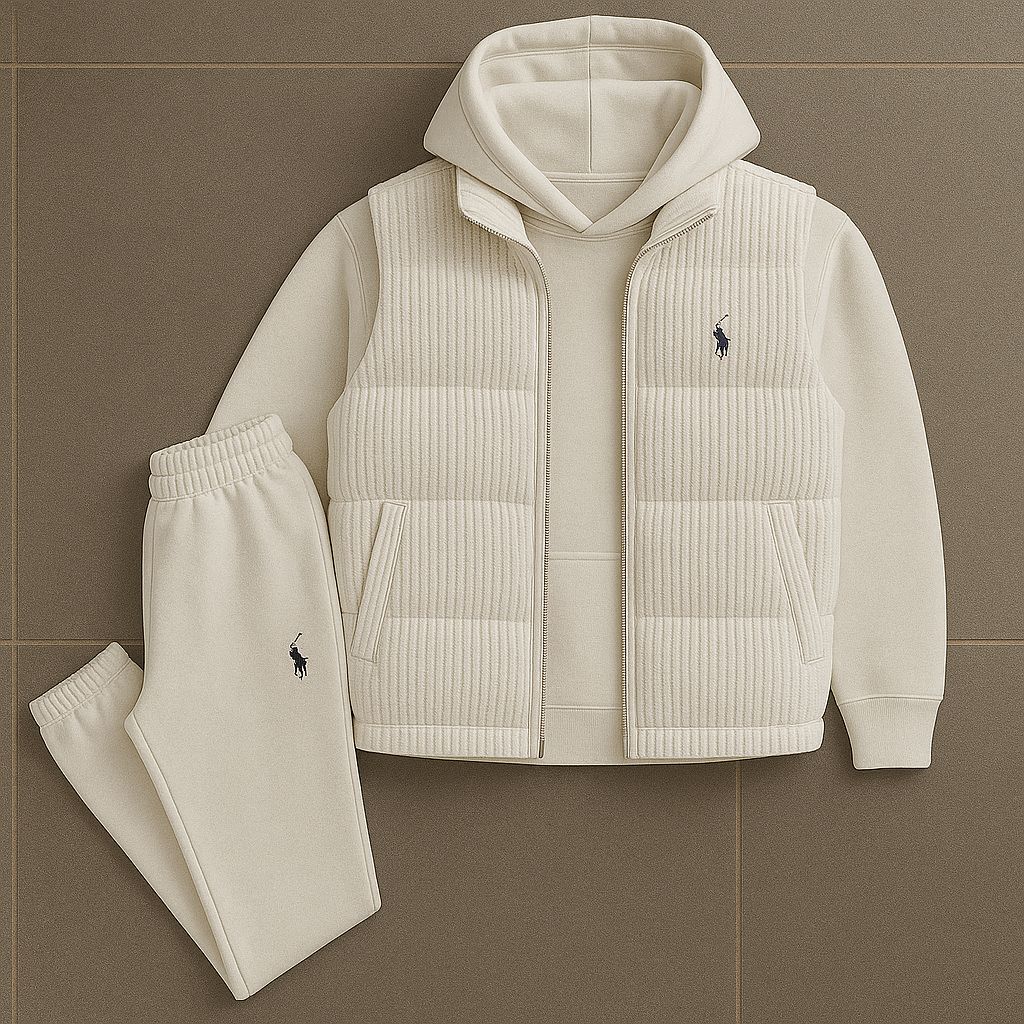 PRL™ Set – Hoodie, Steppweste & Hose