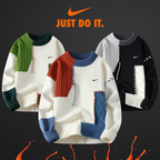 Patchwork Pullover "JUST.DO.IT"