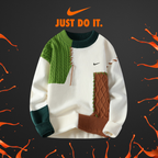 Patchwork Pullover "JUST.DO.IT"